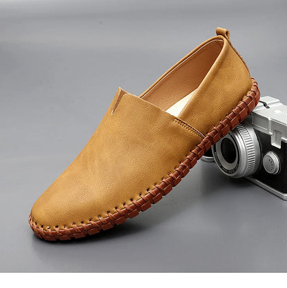 Chaussures décontractées d'extérieur, mocassins faits à la main