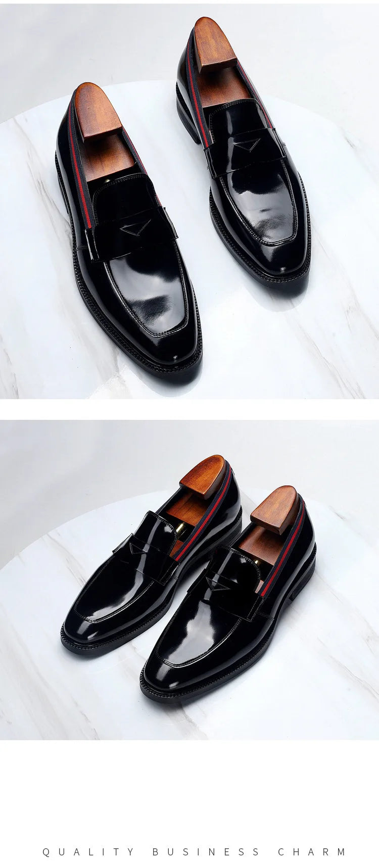 Mocassins tendance pour hommes, chaussures habillées décontractées de style britannique classique