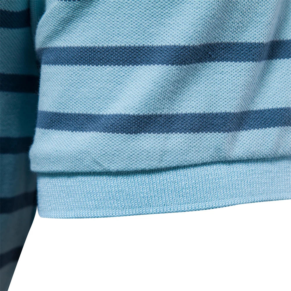 Polos en coton brodés pour hommes