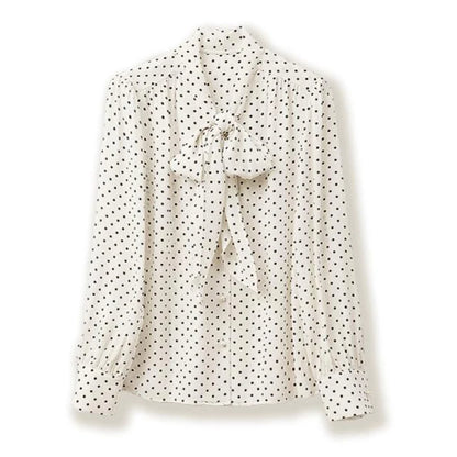 Chemise femme 100% soie de mûrier, col V, coupe fine