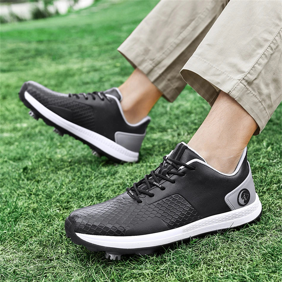 Chaussures de golf professionnelles de luxe pour hommes