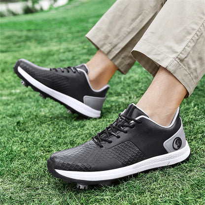Chaussures de golf professionnelles de luxe pour hommes