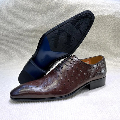 Chaussures habillées pour hommes, automne-hiver, en cuir véritable