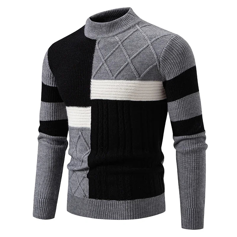 Pull en tricot décontracté et chaud pour homme