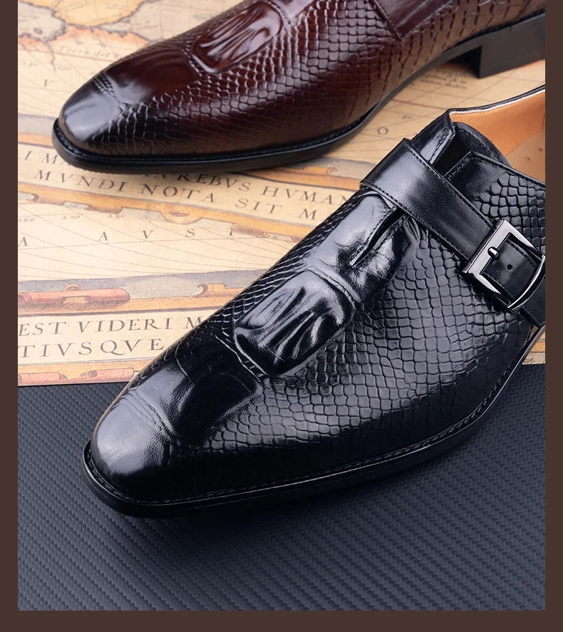 Mocassins imprimés de haute qualité pour hommes