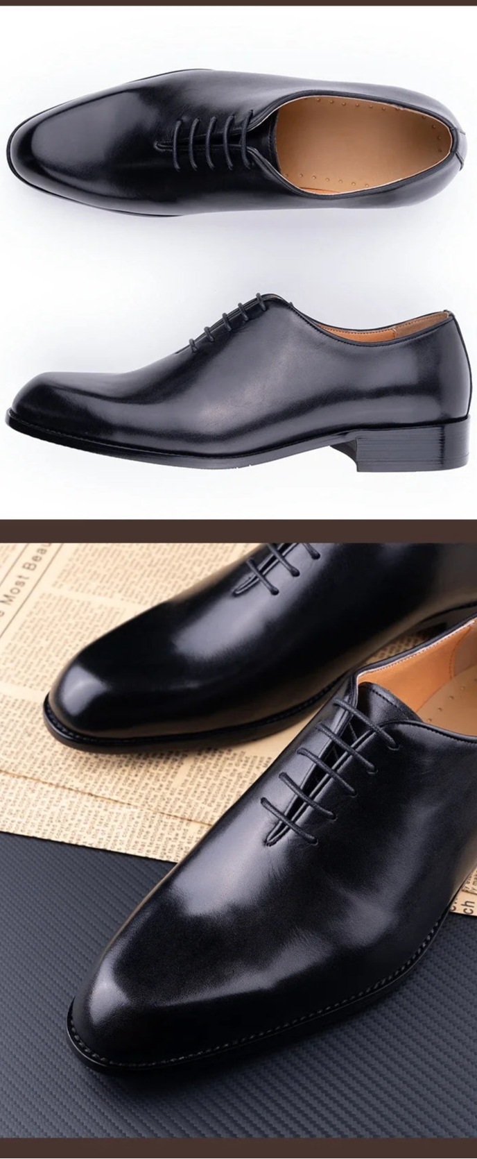 Chaussures de travail Oxford à lacets pour homme