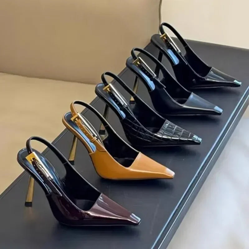 Sandales pointues à talons hauts pour femmes