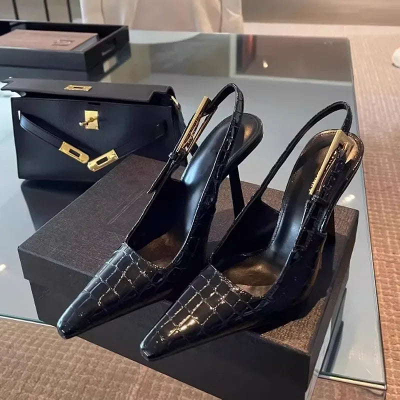 Sandales pointues à talons hauts pour femmes