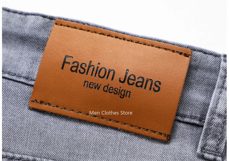 Jean en coton élastique pour homme