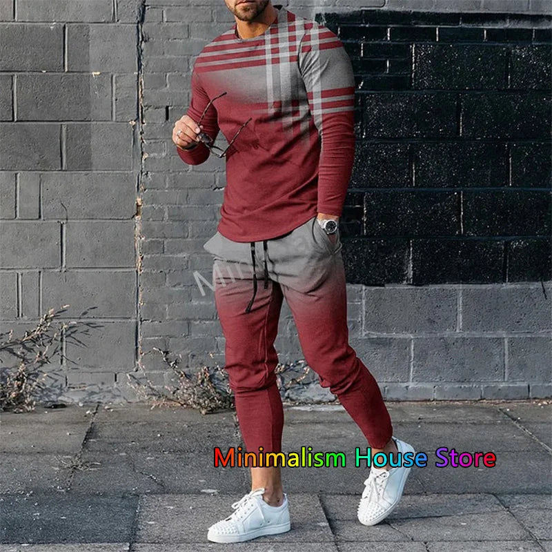 T-shirt à manches longues, jogging