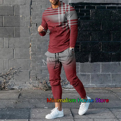 T-shirt à manches longues, jogging