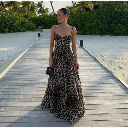 Robe longue trapèze élégante