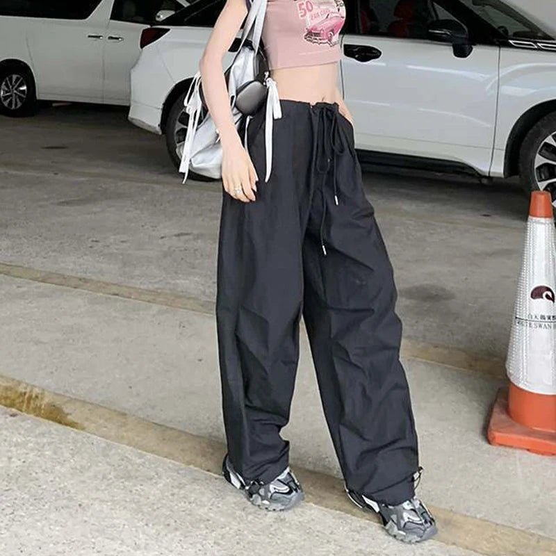 Pantalon cargo ample d'été pour femmes