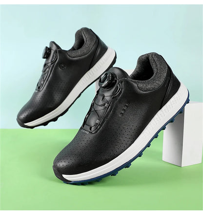 Chaussures de golf respirantes et luxueuses pour hommes