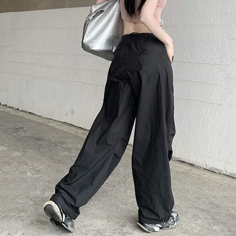 Pantalon cargo ample d'été pour femmes