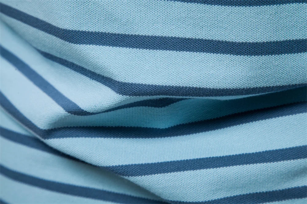 Polos en coton brodés pour hommes