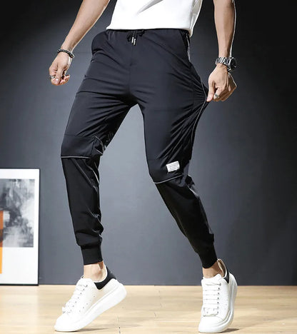 Pantalon décontracté taille élastique pour homme