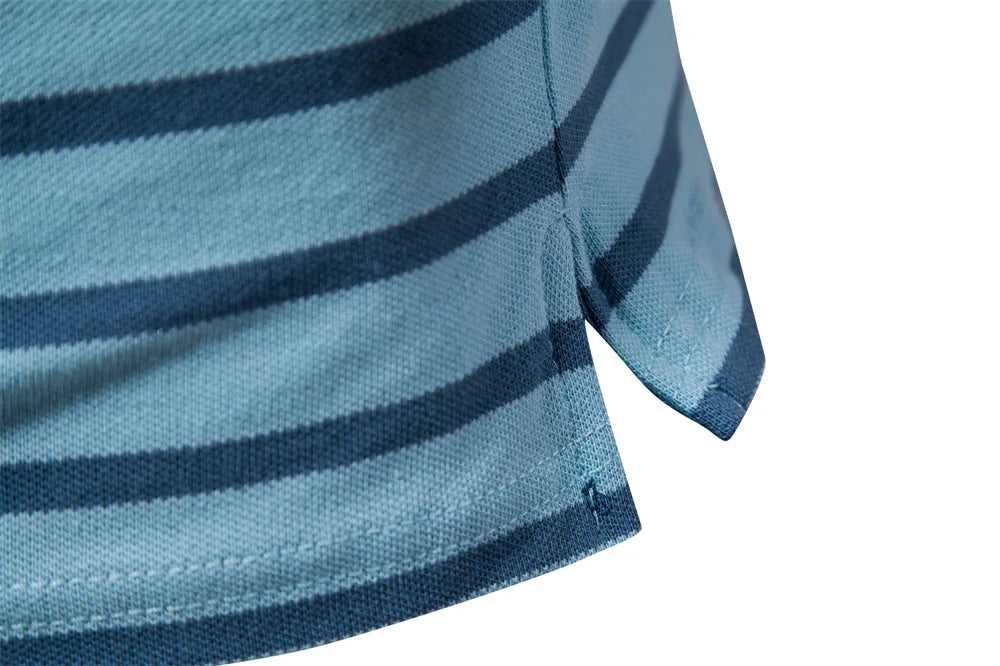 Polos en coton brodés pour hommes