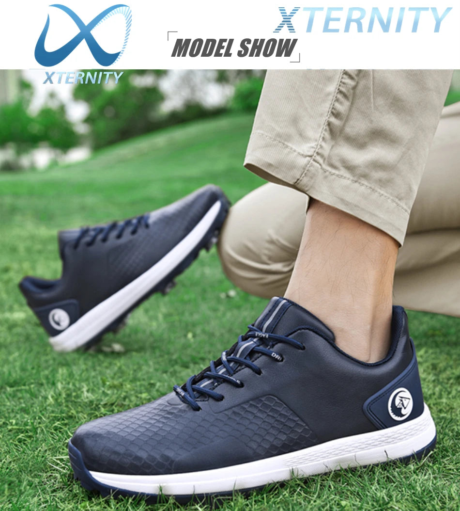 Chaussures de golf professionnelles de luxe pour hommes