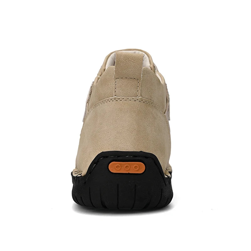 Baskets en cuir respirantes pour hommes