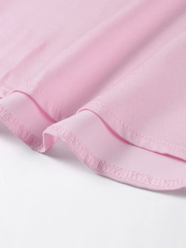 Robe bustier rose en arête de poisson, sexy, slim