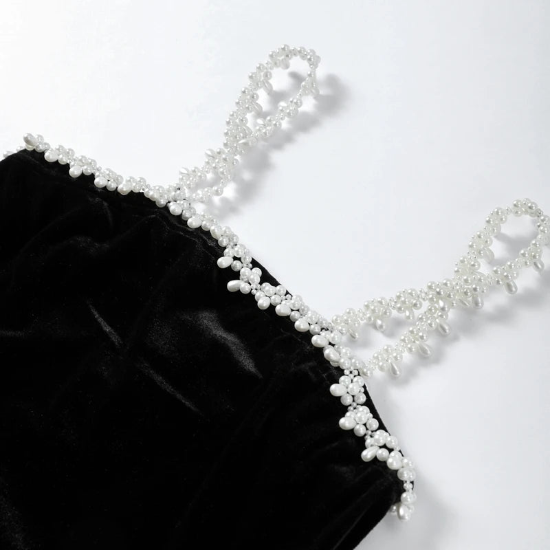 Robe élégante à fleurs 3D et perles pour femmes