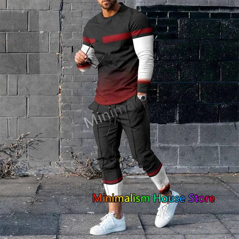 T-shirt à manches longues, jogging