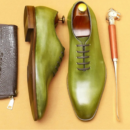 Chaussures Oxford à effet miroir pour hommes