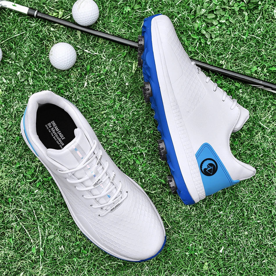Chaussures de golf professionnelles de luxe pour hommes