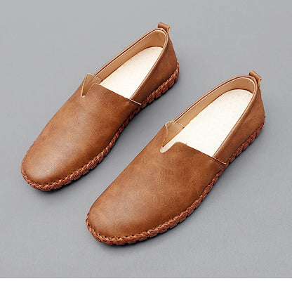Chaussures décontractées d'extérieur, mocassins faits à la main
