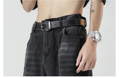 TFETTERS 2025 Summer New Ripped Jeans Men Vintage Mid Rise Straight Leg Designer Jeans Fashion Hip Hop Streetwear Men Clothing