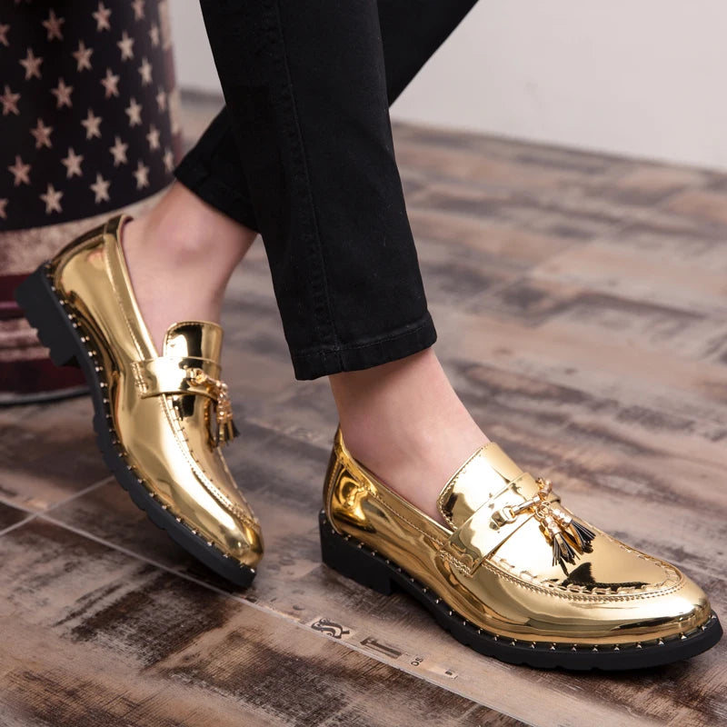 Mocassins à pampilles pour hommes