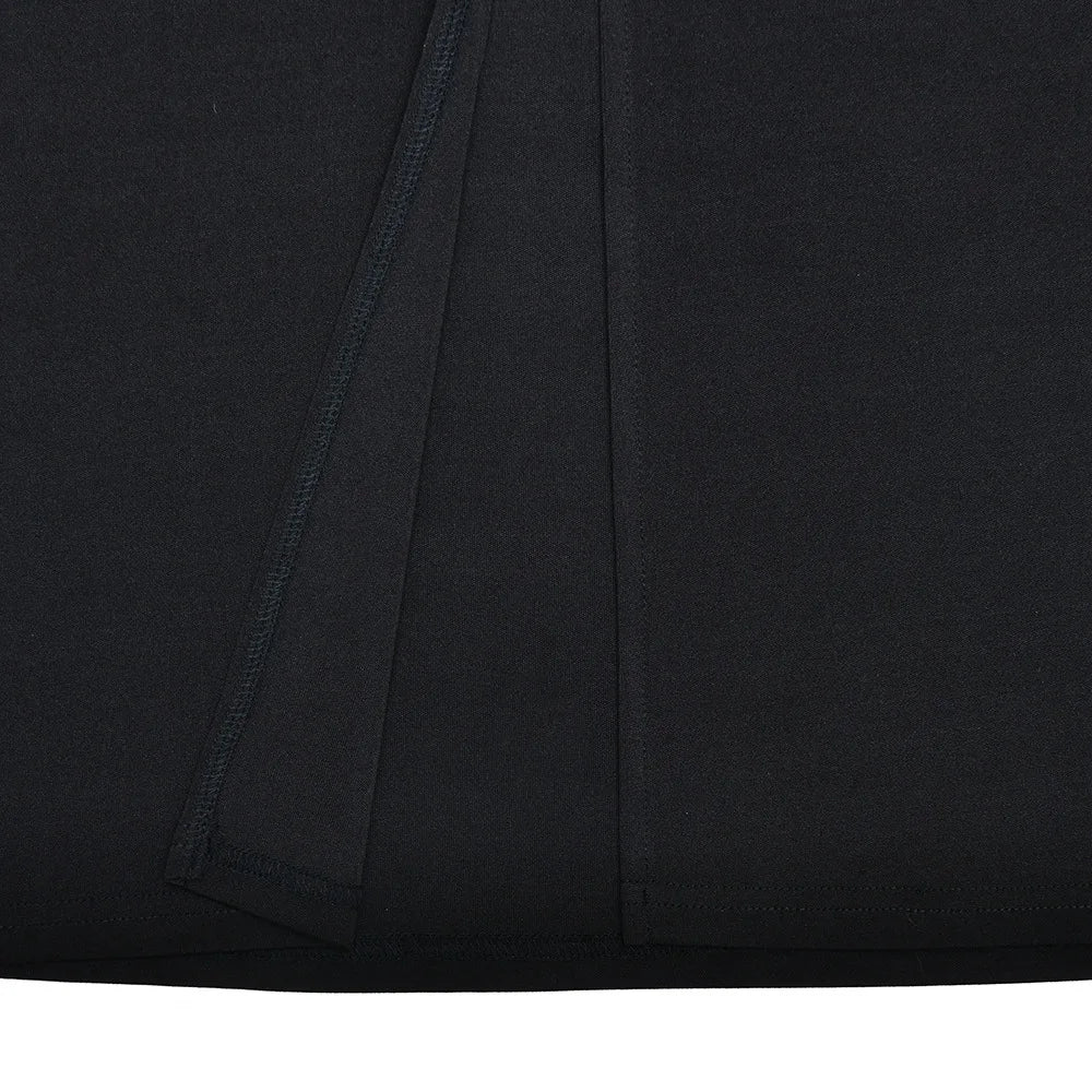 XIAOTANG Robe longue sexy sans bretelles à col écharpe pour femme