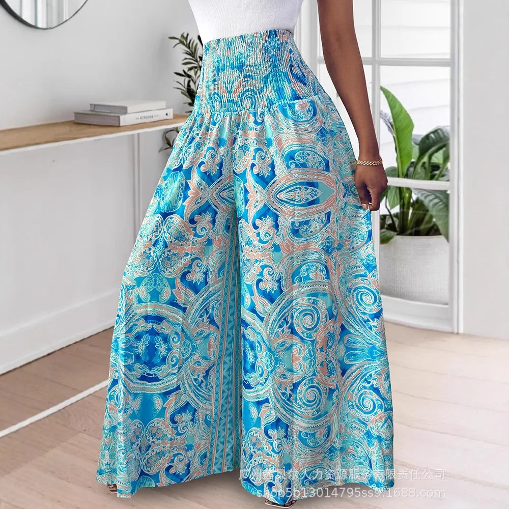 Pantalon long évasé pour femme