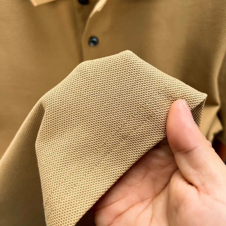 Polo homme 100 % coton, tendance été, décontracté, manches courtes