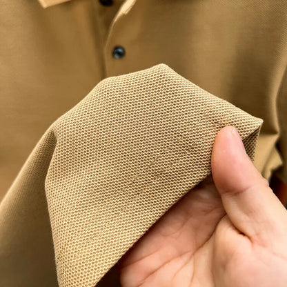 Polo homme 100 % coton, tendance été, décontracté, manches courtes