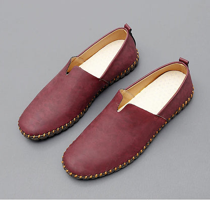 Chaussures décontractées d'extérieur, mocassins faits à la main