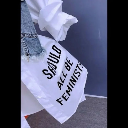 Veste en jean à épissure pour femme