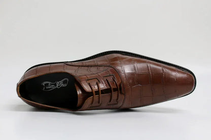 Chaussures habillées pour hommes, automne-hiver, en cuir véritable