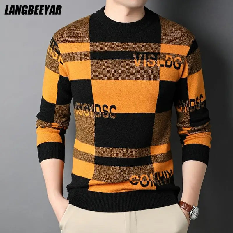 Pull en tricot de luxe pour homme