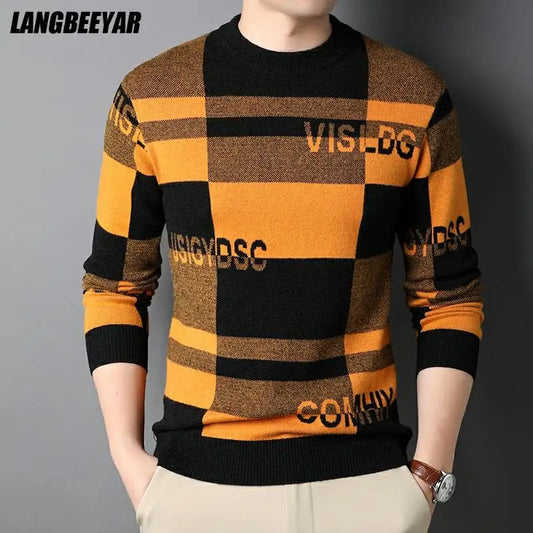 Pull en tricot de luxe pour homme