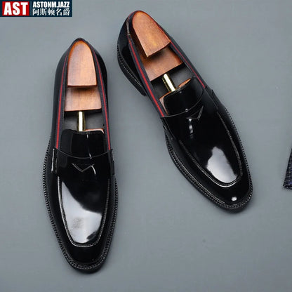 Mocassins tendance pour hommes, chaussures habillées décontractées de style britannique classique