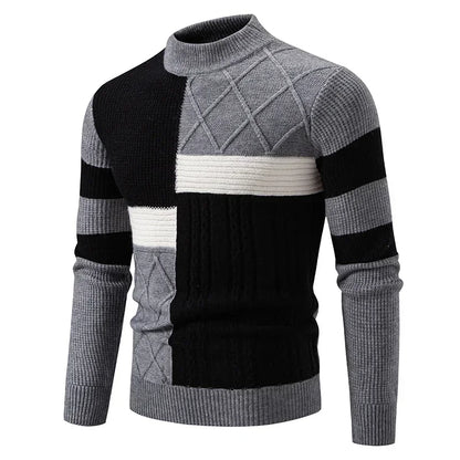 Pull en tricot décontracté et chaud pour homme