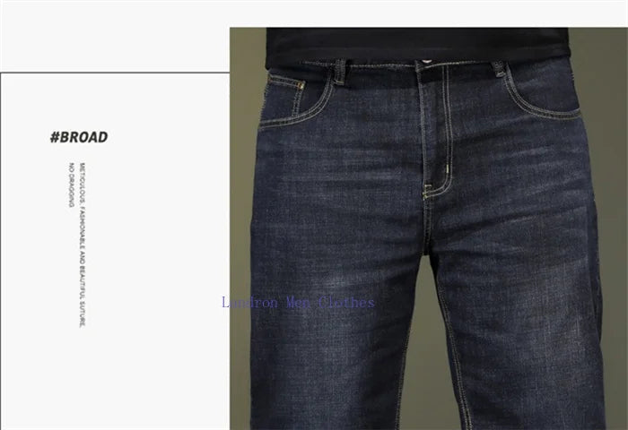 Short d'été en jean fin pour homme, extensible, ample