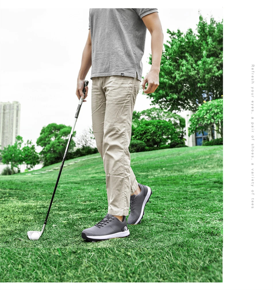 Chaussures de golf professionnelles de luxe pour hommes