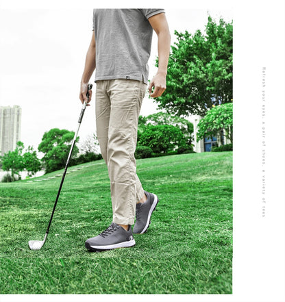 Chaussures de golf professionnelles de luxe pour hommes
