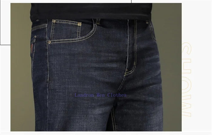 Short d'été en jean fin pour homme, extensible, ample
