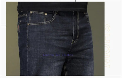 Short d'été en jean fin pour homme, extensible, ample