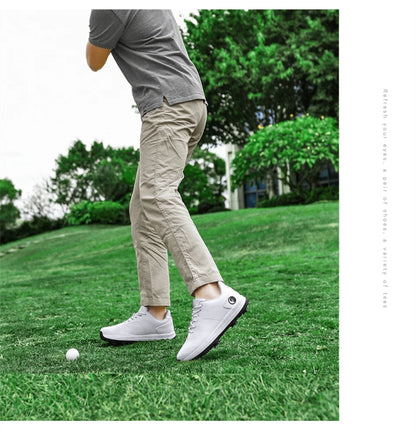 Chaussures de golf professionnelles de luxe pour hommes