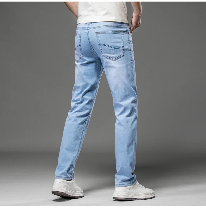 Jean classique pour homme, style printemps-été, décontracté